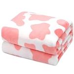 Cow Print Blanket Warm Plush Cute P