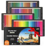 Shuttle Art 172 Colouring Pencils, Soft Core Coloured Pencils Set for Adult Colouring Books Artist Drawing Sketching Crafting, Colouring Pencil for Adults Pack, Drawing Supplies for Artists