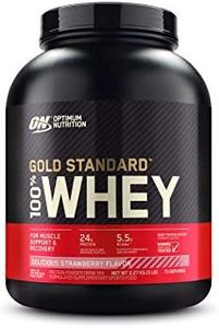 OPTIMUM NUTRITION Gold Standard 100% Whey Protein Powder, Strawberry, 2.27kg