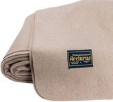 Arcturus Bighorn 100% Virgin Wool Blanket - Queen Size (Ivory)