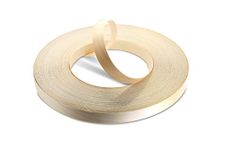 WoodPress® 22mm Real Birch Edging Tape - 50m Iron On Edging Strip - Pre-Glued Edge Banding for DIY Application - Wood Trim Edging Tape for Desk, Cabinet, Door - Edging Strip for Furniture Restoration