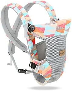 SONARIN Porte-bébé Léger Respirant,4 en 1 3D Air Mesh Porte Bébé Ergonomique Multifonction Avant et Arrière Porte-bébé,Multiposition pour Nouveau-né Bébé Enfant 0-36 Mois(Multicolore)