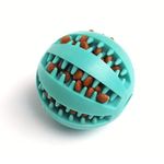 HUAOAO Treat Dispenser Ball for Dog, Dog Treat Ball, Dog Food Dispenser Ball, Rubber Interactive Dog Toys for Boredom, Dog Chew Ball Toy for Teeth Cleaning