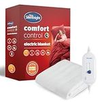 Silentnight Comfort Control Electric Blanket - Heated Electric Fitted Underblanket with 3 Heat Settings, Fast Heat Up and Easy Fit Straps - Machine Washable - King Size 137x165 cm