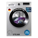Bosch 8 kg 5 Star Fully-Automatic Front Loading Washing Machine (WAJ28262IN, Silver, AI active water plus, In-Built Heater)