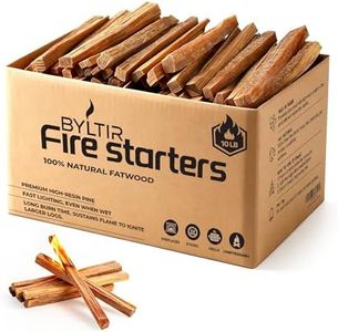 10lb Premium Fatwood Fire Starter Sticks,Resin-Rich Pine Wood Kindling