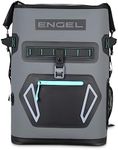 Engel BP25-GSF 25 Quart Roll-Top High Performance Backpack Cooler Dark Gray/Seafoam