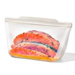 OXO Good Grips Silicone Reusable Bag – Stand-Up Half Gallon (1.8L/64 oz) - Oat