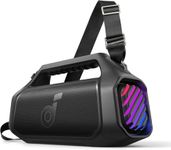 soundcore Anker Boom 2 Plus Outdoor Speaker, Bluetooth Speaker with 140W, 2+2 Channel, BassUp 2.0, 20H, Fast Charge, IPX7 Waterproof, RGB Lights, USB-C, Power Bank, for Camping, Beach, Garden