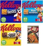 Kelloggs Cereal Bar Multipack, Coco Pops, Frosties and Rice Krispies