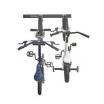 Rubbermaid FastTrack Garage Storage Bike Storage Kit, 3 Piece, All in One Rail Hook Kit Organizer, Heavy Duty Organization for Home/Garage/Wall/Shed