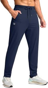 Men's 30"/32"/34"/36" Inseam Tall Sweatpants with Zipper Pockets(Navy,32-M)