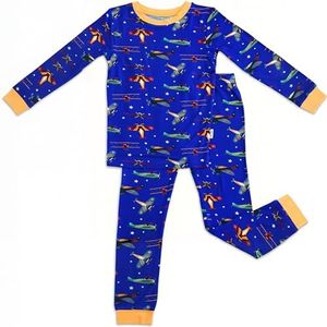 Zip N' Bear Buttery Soft Pajamas for Kids - Styled By Kardashians - Sky Sleepers Pajamas For Boys - Naturally Hypoallergenic and Ultra-Breathable - Age 5/6 Year Multicolor