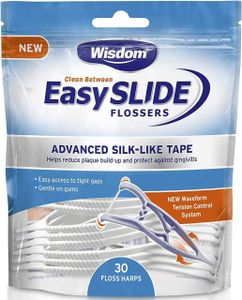 Wisdom Easy Slide Dental Flossers – Pack of Floss Picks