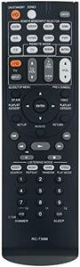 VINABTY RC-738M Reemplazar el Control Remoto Apto para Onkyo AV Receiver TX-SR607 HT-RC160 HT-S7200 TXSR607 HTRC160 HTS7200