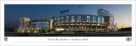 Lambeau Field -Green Bay Packers - Unframed 40 x 13.5 Poster by Blakeway Panoramas