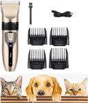 RONFILD Dog Hair Trimmer, Rechargeable Cordless Electric Quiet Hair Clipper Grooming Kit Set, Professional Dog Hair Trimmer Long Short Hair Shaver for Dogs Cats Pets (Trimmer Kit)