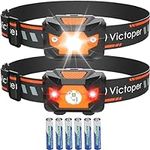 Victoper Headlamp 2 Pack, 4 Modes R