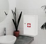 Fine Art Living First Aid Wall-Mounted Steel Cabinet