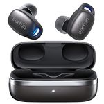 EarFun Wireless Earbuds, Free Pro 2 Bluetooth 5.2 Earbuds with 6 Mics, QuietSmart® 40dB Hybrid ANC Bluetooth Headphone, Stereo Sound, Deep Bass, Wireless Charge, Transparency Mode for Gym, Office,30H