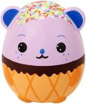 Anboor 5.5" Squishies Jumbo Panda Egg Creamy Candy Ice Cream Slow Rising Scented Kawaii Squishies Animal Toy for Collection Stress Relief Kid's Toys (Purple)