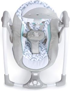 Ingenuity Portable Baby Swing – Compact Foldable Infant Seat
