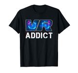 VR Addict Virtual Reality Gamer T Shirt