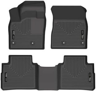 Husky Liners 21-22 Nissan Rogue WeatherBeater Car Mats, Car Floor Mats Front 2nd Seat Floor Liners - Black