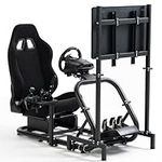 Supllueer Racing Black Seat Sim Coc