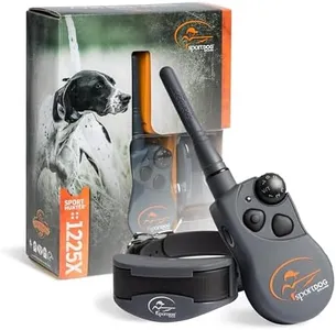 SportDOG Brand SportHunter 1225X Remote Trainer - Rechargeable Dog Training Collar - E-Collar for Dogs with Shock, Vibrate, and Tone - 3/4 Mile Range - SD-1225X