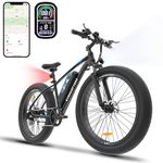 Gyrocopters Zeil Mountain Electric Bike for Adults | UL2849 Safe Ebike | Range upto 91Km Speed upto 40Km/h, 48V 480Wh Peak 826W Brushless Motor 27.5*3 Inch Fat Tire | With SMART ANTI-THEFT GPS TRACKER