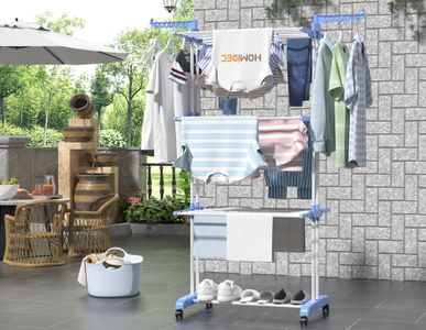 HOMIDEC 4-Tier Clothes Drying Rack – Foldable Laundry Airer