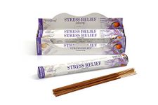 STAMFORD INC. 37113 Stress Relief Incense Sticks, 20 Sticks x 6 Packs