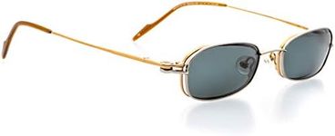 Hit Notion Optical Eyewear - Oval Shape, Metal Full Rim Frame - Prescription Eyeglasses RX, Charcol Gunmetal