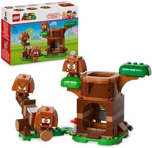 LEGO Super Mario Terrain de Jeu des Goombas - Objet Collector Nintendo - Set d’Aventures - Jouet avec 3 Figurines à Construire - Idée Cadeau pour Garçons Filles et Fans du Jeu Vidéo - dès 7 Ans 71433