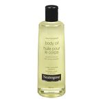 Neutrogena Body Oil Light Sesame Formula, Dry Skin Moisturizer & Hydrating Body Massage Oil, for Radiant & Healthy Looking Glow, Nourishing Bath Oil for Sheer Moisture, 250mL