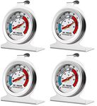 4 Pack Refrigerator Freezer Thermometer Large Dial Thermometer Temperature Thermometer for Refrigerator Freezer Fridge Cooler