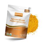 Rootalive - Turmeric Powder, Organic Turmeric Curcumin Powder, Superfood Powder & A Culinary Spice, Vegetarian, Sugar-Free, Gluten-Free, 454 grams (1 lb)