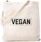 CafePress VEGAN Tote Bag Natural Ca