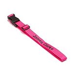 Hand Luggage Strap Personalised 1.5m (Pink)