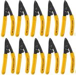 Corslet 10 Pcs Optical Fiber Stripper Wire Cable Fiber Cutter and Stripping Tool 3 Hole Cfs-3 (Pack of 10)