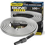 Bionic Steel 304 Stainless Steel Metal Garden Hose - Lightweight, Kink-Free, and Stronger Than Ever, Durable and Easy to Use