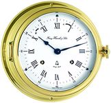 Hernle Mechanical Brass Ship Bells Wall Clock 35065-000132