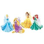 RoomMates Disney Princesses and Castles-Giant Wall Stickers, Vinyl, 105.6x49.7x105.6 cm