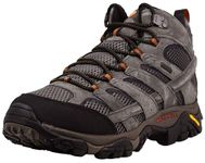 Merrell Men's Moab 2 Mid Waterproof Hiking Boot, Beluga, 9.5 M US