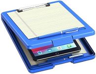 Virangna Enterprise Praise A4 Clip Pad/Clipboard with Storage Case for Paper and Document Storage (Multicolor)