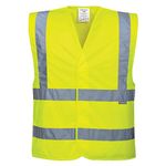 Portwest C470 Reflective Hi Vis Band and Brace Safety Vest Yellow, S/M