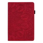 Pefcase iPad Mini 5th Generation Case, iPad Mini 7.9 inch Mini 1/2/3/4/5th Generation Cover PU Leather Flip Wallet Cover Stand Protective Case with Auto Sleep/Wake for Apple iPad Mini -Red