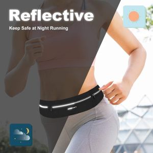 HAISSKY Running Belt Waist Pack – Water Resistant, Fits Phones Up to 6.9”