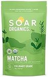 Soar Organics - Culinary Grade Matcha Green Tea Powder - Authentic Japanese Origin - For Lattes, Smoothies & Baking (100g)